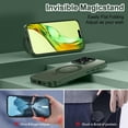 thumbnail image 3 of Funda para iPhone 16 Pro con Soporte Magnético Verde, 3 of 7