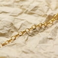 thumbnail image 4 of Mevecco 18k Gold Vacuum Plated Dainty Laser Cut Flat Ball Chain Choker Necklace for Women, 4 of 6