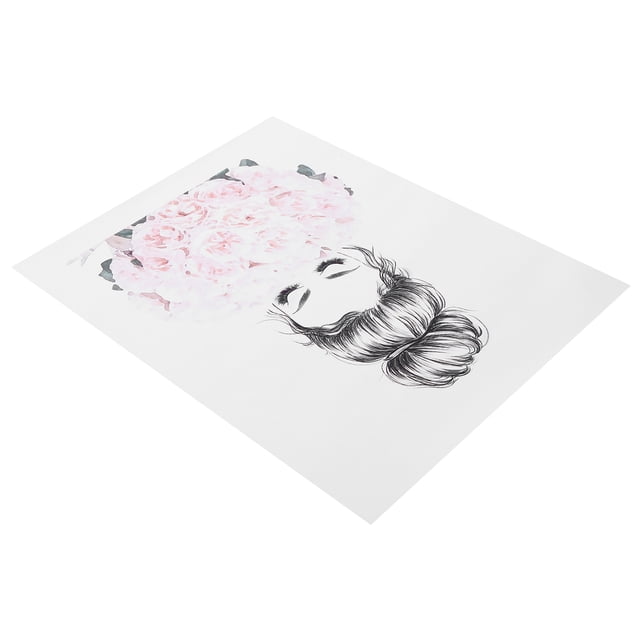 Wall Pictures,Frameless Canvas Rose Beauty Frameless Canvas Home Wall Decor Highly Versatile