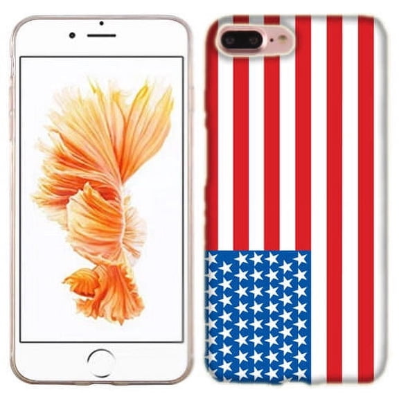 MUNDAZE American Flag Case Cover For Apple iPhone SE 7 8