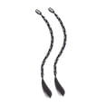 thumbnail image 3 of Extensiones de cabello trenzado con clip, postizos trenzados versátiles de 17,72 pulgadas para maquillaje Negro con cadena, 3 of 9