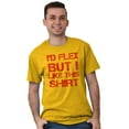 thumbnail image 4 of Flex But Like This Funny Gym Exercise Men's Big & Tall Crewneck Graphic Tee Brisco Brands 5X, 4 of 5
