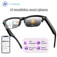 thumbnail image 3 of AI Translation Smart Glasses, ChatGPT-Powered, 164 Languages, Four Translation Modes, 6-Hour Battery, Auto-Tinting Lenses for Calls, Meetings and Daily Use, 3 of 7