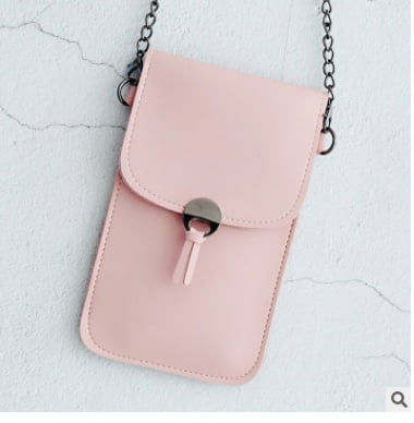 purse with see through window for phone