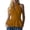 Gold, variant on Women's V Neck Ruffle Tank Tops Y2k Cotton Linen Button Front Sleeveless Blouse Elegant Tiered Flounce Casual Summer Top