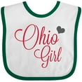 thumbnail image 3 of Inktastic Ohio Girl Boys or Girls Baby Bib, 3 of 4