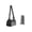 Gray, variant on Leodye 1PCS Foldable Adjustable Travel Foot Sling Hammock Leg Rest Support for Airplane Car Seat office Desk Long Trip -27.56x17.32x9.45in