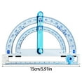 thumbnail image 5 of Multifunction 4 in 1 Protractor with Circle Drawing Tool Angles Measuring Ruler, 5 of 9