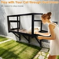 thumbnail image 4 of Cat Window Box Window Perch Catio Outdoor Cat Enclosure Bug Proof Wire Grid, 4 of 8
