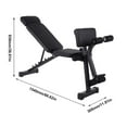 AIHOME Weight Bench Adjustable Steel Foldable Adjustable Workout Bench
