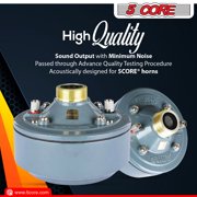 Compression Driver 600W Peak Aluminium Tweeter Diaphragm 16 Ohm Throat Twist Horn Speaker,DU 60W