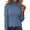 Blue, variant on Women's Sweaters Tops for Women Trendy High Neck Pullover Sweater Slim Fit Long Sleeve Knitted Turtleneck Top Soft Warm Casual Winter Fall Blouse