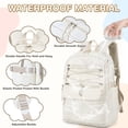 thumbnail image 4 of DAKIMOE School Backpacks for Teens Cute Girlish Middle High School Bookbag Large Capacity Lightweight Waterproof Daypack for College Students, 4 of 6