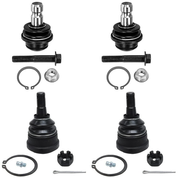 Detroit Axle - Front 4pc Ball Joints for 2005-2019 Nissan Frontier, 05-12 Pathfinder, 05-15 Xterra, 4 Upper & Lower Ball Joints Replacement