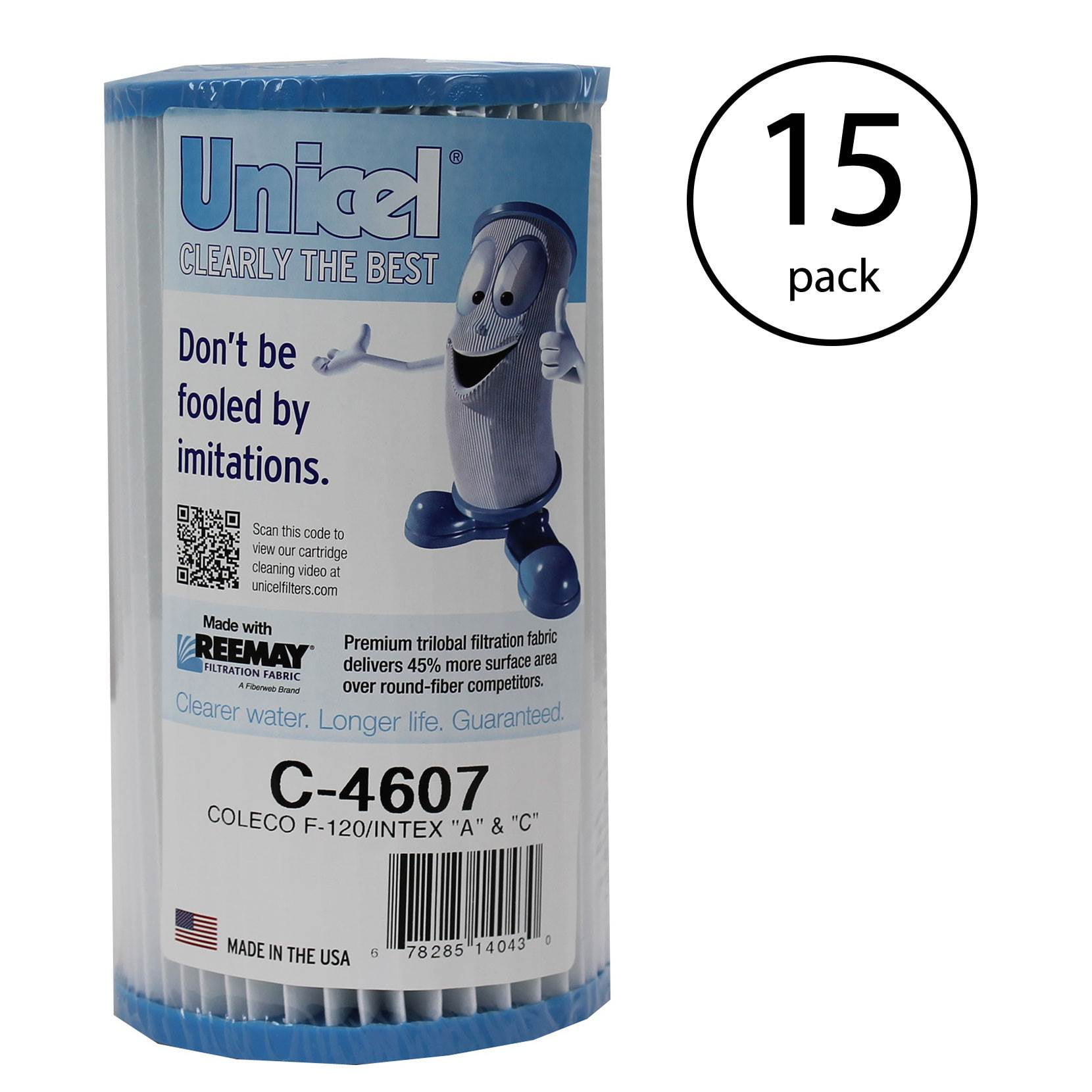 NEW Unicel C-4607 Coleco Krystal Klear Intex A or C Replacement Filter Cartridge