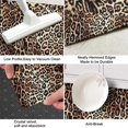thumbnail image 3 of Brown and Black Leopard Print Kitchen Rug Mat,Kitchen Runner Rugs Non Skid Washable,Decorative Kitchen Floor Mats for Kitchen,Sink,Laundry,17"X47", 3 of 5