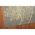 thumbnail image 4 of Nourison  Capri Wool Area Rug Grey 2'3" x 8' Runner Latex Free Floral & Botanical 8' Runner Indoor Yellow Rectangle, 4 of 4