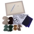 thumbnail image 3 of Abbracc Owls Punch Embroidery Kits With Basic Tools Soft Yarn Embroidery Hoop DIY Sewing, 3 of 7