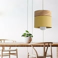 thumbnail image 2 of Lámpara colgante de techo Yuyangstore de Madera E27 Iluminación Moderna Amarillo, 2 of 7