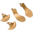 thumbnail image 1 of 4 PCS Metal Paddles, Stainless Steel Game Controller Back Paddles, Professional Replacement Back Hair  Locks For  Edge Controller, 1 of 8