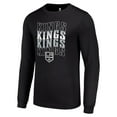 thumbnail image 2 of Men's Starter Black Los Angeles Kings Four Team Name Logo Long Sleeve Graphic T-Shirt, 2 of 3