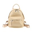 thumbnail image 3 of Mochila de PU versátil de moda informal de gran venta para mujer 2024 Nueva mochila de viaje de bolsillo minimalista de moda de alta calidad, 3 of 5