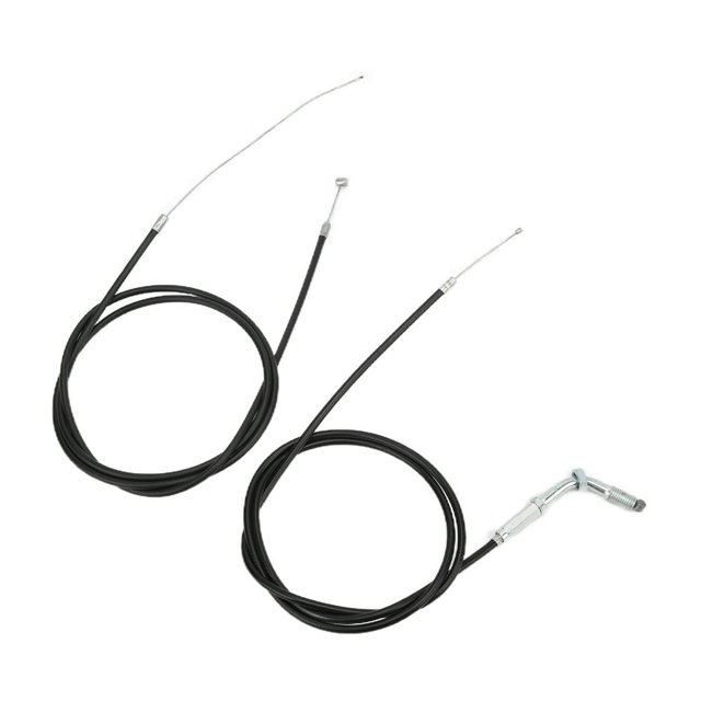 PEACNNG Throttle Clutch Cable Kit for 49cc 66cc 80cc Motorized Bicycle PVC Steel High Tenacity Cables for Smooth Acceleration and Reliable Braking Universal Fit for Most Mini Bike Model