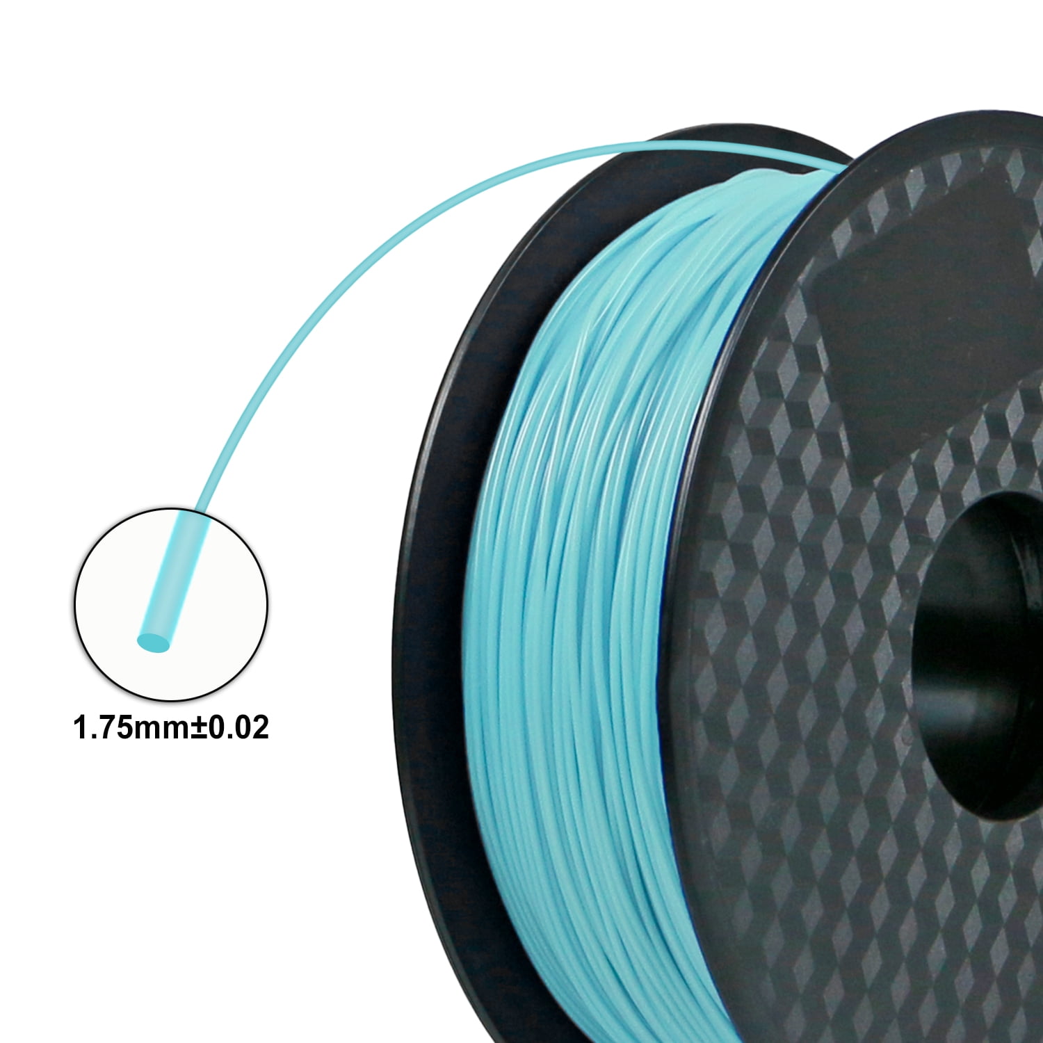 3D Printer Filament Luminous Blue Color in the Dark 1.75mm+/-0.02 1KG PLA Filament Printing 3D Printer Parts