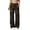 Brown, variant on Womens Casual Pants Leopard Print Wide Leg Jeans Mid Rise Button Zip Fly Belt Loops Front Pockets Cheetah Print Full Length Casual Denim Bottoms Pants