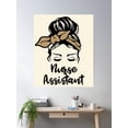 thumbnail image 2 of Cute Nurse Assistant Trendy Poster Wall Art, Modern Wall Decor, 12x18 UNFRAMED, 2 of 3