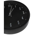 thumbnail image 2 of Reloj de Pared Negro con manecillas Plata 30 cm x 4cm QZ RLNENE, 2 of 6