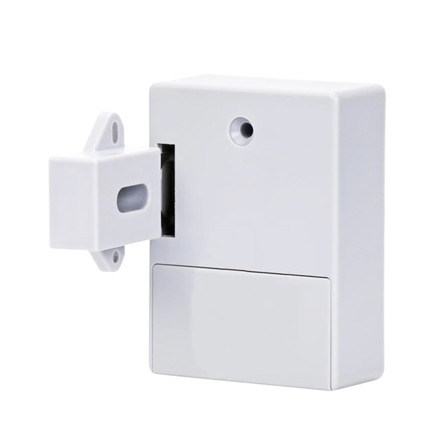 Smart Sensor Gabinete Cerradura Adhesivo Cerradura de cajón oculta Zapatero Armario Armario Baño Ind CACAGOO Cerradura de cajón