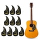 thumbnail image 5 of Golpeador de guitarra 10 Uds Golpeador Protector de Guitarra PVC en Forma de Golondrina Patrón 40in 41in Accesorios de Guitarra Acústica para Guitarrista ANGGREK  Otros, 5 of 8
