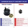 thumbnail image 7 of Whole Parts Refrigerator Compressor Overload Protector Part # 6750CL0001D - Replacement & Compatible With Some LG and Kenmore Refrigerators, 7 of 7