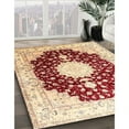 thumbnail image 2 of Ahgly Company Indoor Rectangle Traditional Sun Yellow Medallion Area Rugs, 2' x 5', 2 of 6