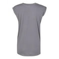thumbnail image 3 of BELLA + CANVAS - Women's Flowy Rolled Cuffs Muscle Tee - 8804, 3 of 5