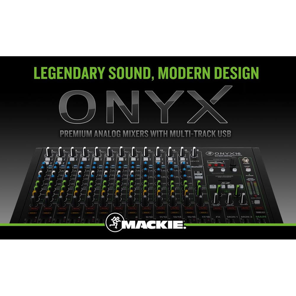 Mackie Onyx24 24-Channel Premium Analog Mixer with Multi-Track USB