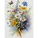 thumbnail image 5 of Kit Punto Cruz Con Margaritas Hilo Algodón Ecológico Bordado 11CT 30x40cm, 5 of 8