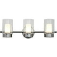 thumbnail image 1 of Hamilton Hills Polished Nickel Candle Light Fixture Glass Surrounded Led, 1 of 7