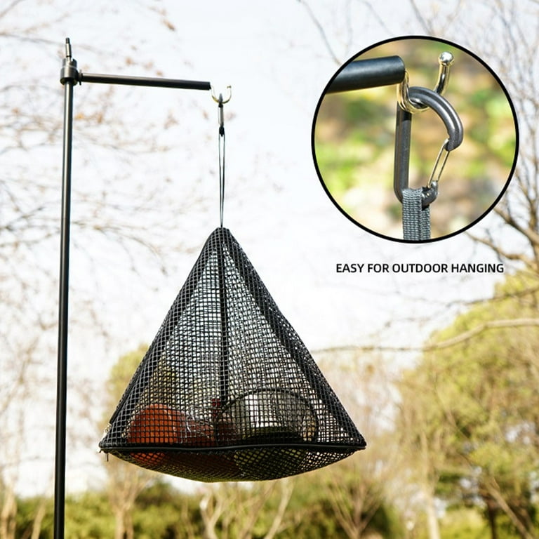 Outdoor Triangle Drying Mesh Foldable Storage Organizer Net