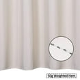 thumbnail image 5 of Extra Long Shower Curtain 72 Inches Length, Flax Linen Like 240GSM Heavy Weight Fabric Shower Curtain with Hooks Hotel Luxury Washable, Ivory, 48x72 Inch, 5 of 7
