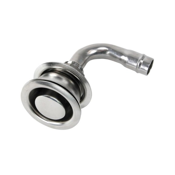 Whitecap 6006C 316 S.S. 90 Degree Flush Fuel Vent S.S.