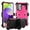 Pink, variant on FIEWESEY for Samsung Galaxy A53 Phone Case,Heavy Duty Shock-Absorption/High Impact Resistant Armor Holster Defender Case with Kickstand + Swivel Belt Clip Holster for Samsung Galaxy A53 (Black)