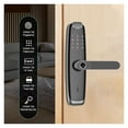 thumbnail image 3 of WiFi Smart Door Lock For Smart Home Biometric Fingerprint Door Lock With Fingerprint/Password/RFID Card/Key/APP ,Easy to Installation and Use, 3 of 7