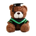 thumbnail image 1 of Graduation Ceremonys Party Decoration Graduation Plush Bear Doll, 9 Inch Graduation Bear Plush Toy Doll Commemorative Gift, for Adult, Teen, Graduation Celebration (G), 1 of 5
