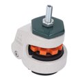 thumbnail image 1 of Adjustable 40mm Nylon Leveling Caster with M8 Threaded Stem & Rubber Base for Heavy Duty Stability (880lbs Capacity), 1 of 6