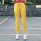thumbnail image 1 of WILLBEST Pantalones Casuales para Mujer, Pantalones Palazzo de Cintura Alta de Verano para Mujer, Pantalones Largos de Pierna Ancha con Bolsillo para Un Uso Diario Cómodo y Elegante. Extra Grande, 1 of 4