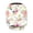color 4, variant on LQCrafK Baby Car Seat Canopy Covers Nursing Cover Breastfeeding Scarf Stroller Cover Carseat Canopy for Baby Girls Boys