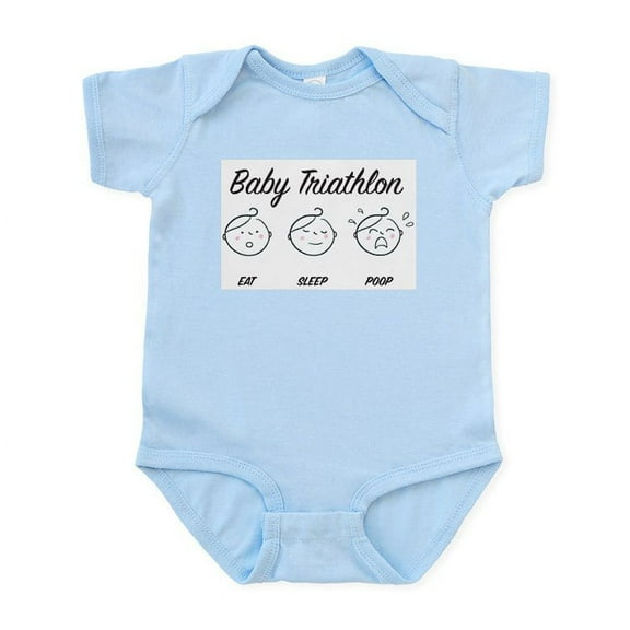 CafePress - Tri Baby Body Suit - Baby Light Bodysuit, Size Newborn - 24 Months