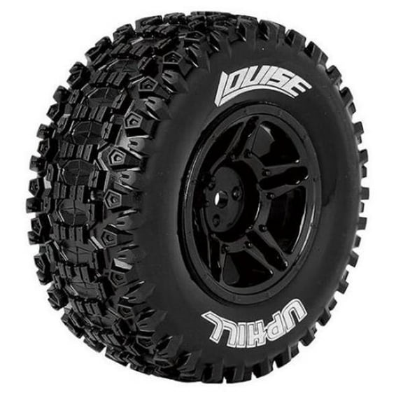 Louise RC LOUL-T3223SB 12-14-17 mm Hexes 1-10 Scale Soft Removeable Hex SC-Uphill Tire